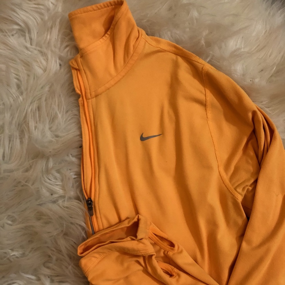 Orange Nike Dry Fit Running Top